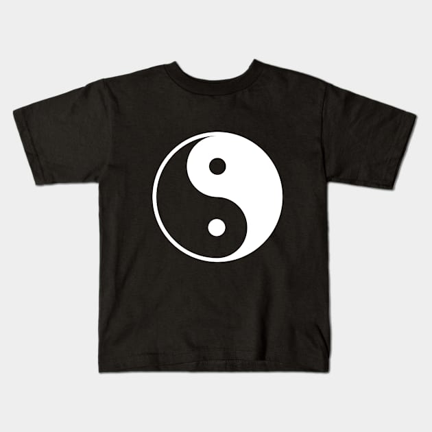 Yin Yang - Yin Yang Symbol Kids T-Shirt by Kudostees